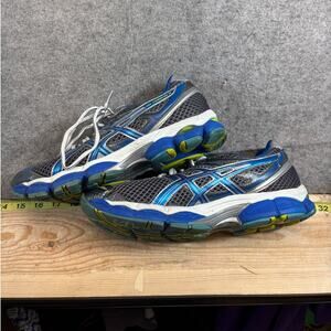 Asics Gel-Cumulus 14 Sneakers Shoes Womens Size 9.5 Blue Running Training T296N